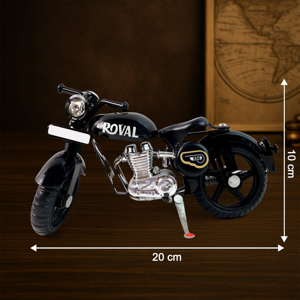 Metal Bullet Bike Toy Model For Kids With Side Stand (1 Pc)