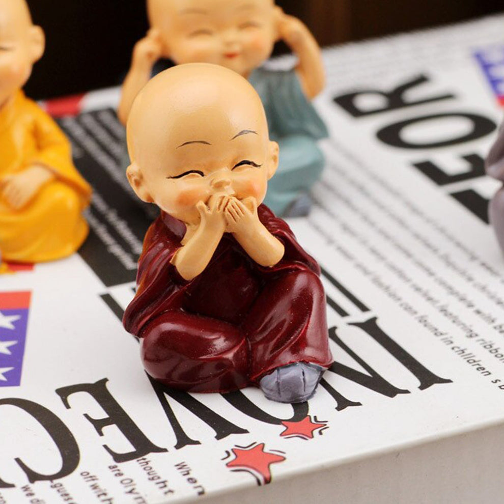 Baby Buddha 4Pc And Show Piece Used For House, Office And Official Decorations Etc.