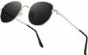 UV Protection, Gradient, Polarized Rectangular Sunglasses (Free Size) (For Men, Grey)