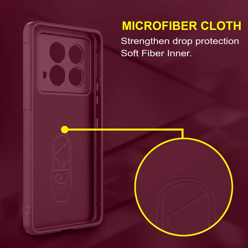 GLOBAL NOMAD Back Cover for Infinix Note 40 5G (Maroon, 3D Case, Silicon, Pack of: 1)