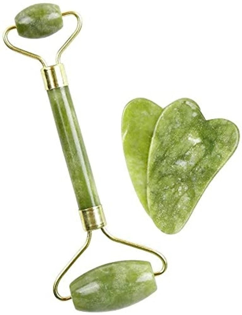 Jade Roller 2 Marble Face Massager Beauty Products
