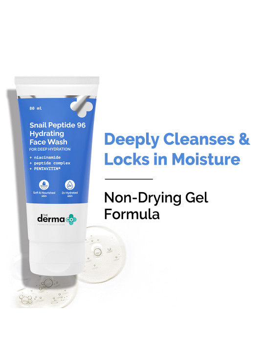 The Derma co.
Snail Peptide 96 Hydrating Face Wash - 80ml