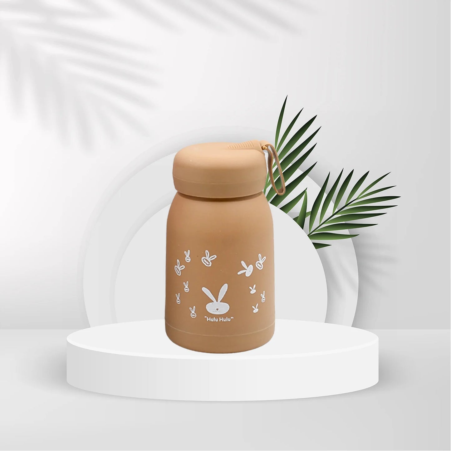 Cute Water Bottle For Kids - 330 Ml Cute Bunny Water Bottle | Cute Rabit Print Water Bottle For Boys And Girls | Kids Return Gift | Water Bottle Sipper | Insulated Water Bottle (MOQ :- 100 Pc)
