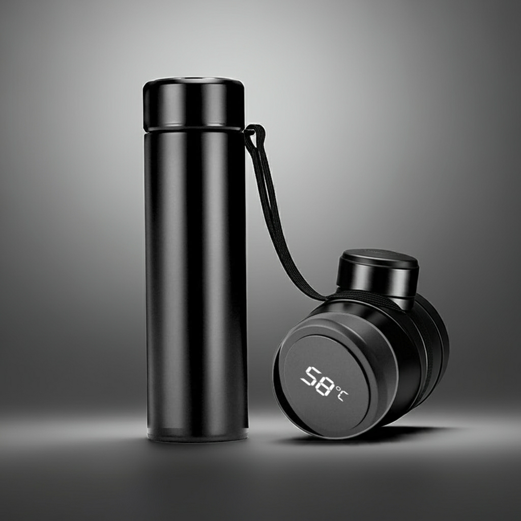 0726 Smart Vacuum Insulated Water Bottle With LED Temperature Display (1 Pc / Multicolor)