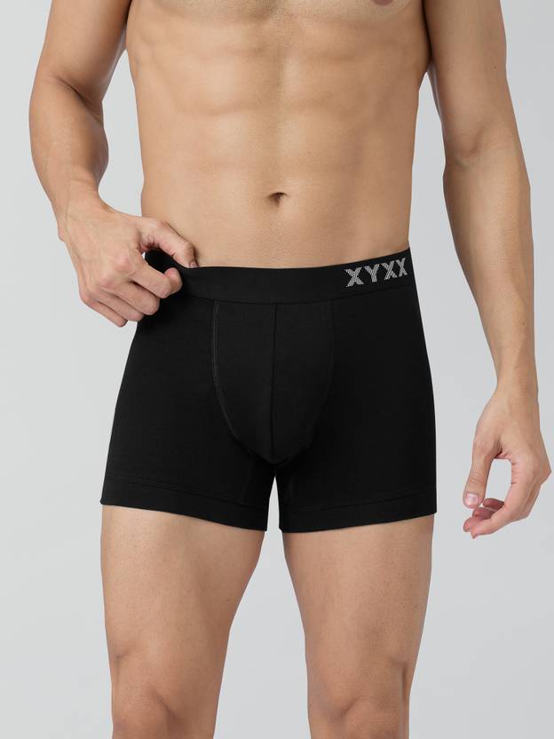 Pack of 1 Odour-free comfort Cotton PACE Underwear Solid Men Trun