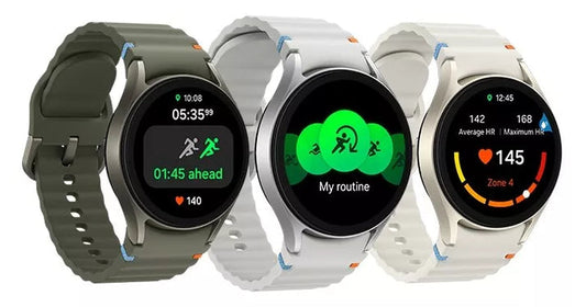 Smart Watch7 : 44mm Silver, Bluetooth + LTE | AI-Powered Smartwatch with Health Tracking | Dual GPS & Heart Monitor | 1-Year Warranty|